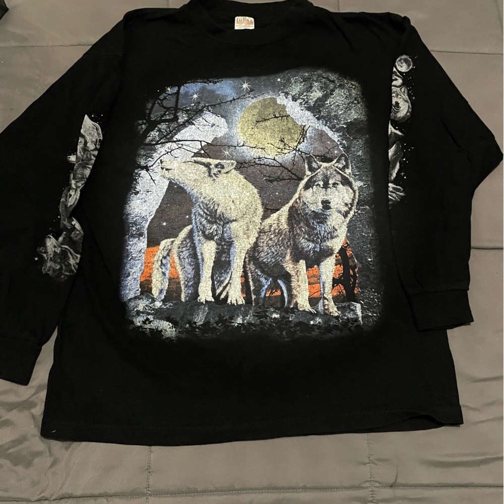 Vintage Wolf pack long sleeve, Men’s Lg